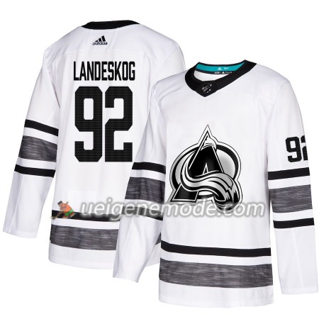 Herren Eishockey Colorado Avalanche Trikot Gabriel Landeskog 92 2019 All-Star Adidas Weiß Authentic